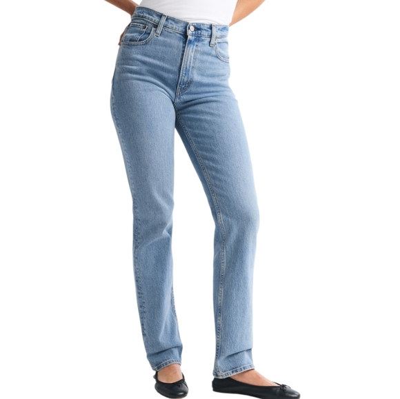 Abercrombie & Fitch Denim - Abercrombie And Fitch Ultra High Rise Jeans The '90s Straight Size 18